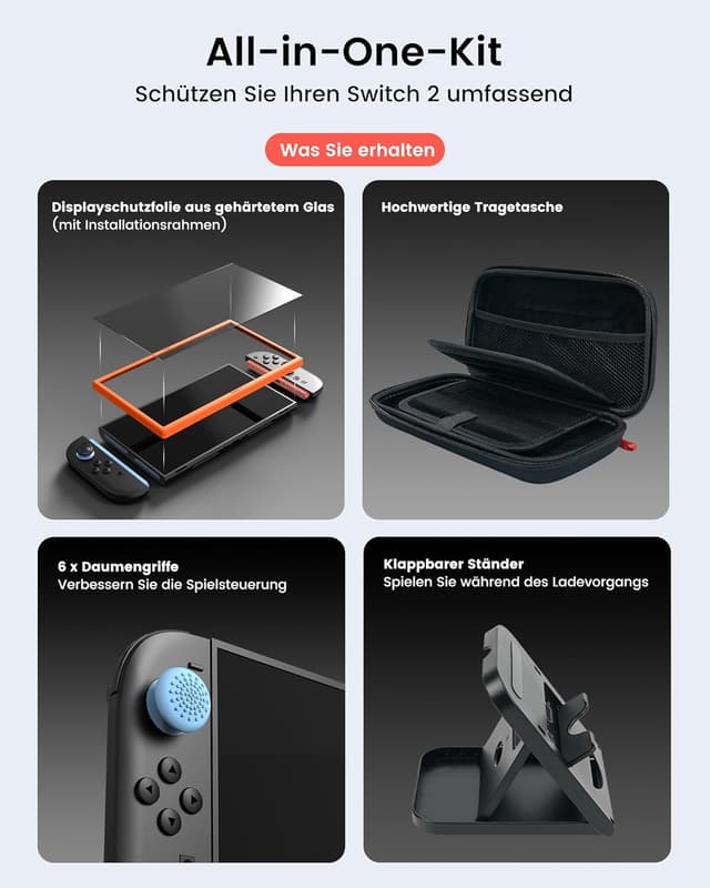 Thumbnail 3 de TRANSNOVO Tragetasche für Nintendo Switch 2