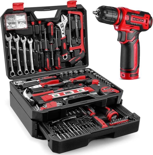 Thumbnail 6 de DEKO Pink Tool Kit Box Drill Set