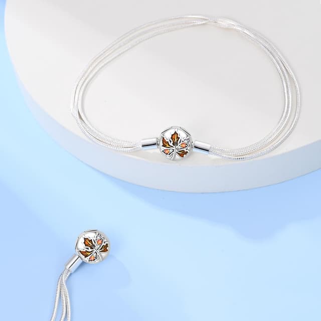 Detalle de KUNSIR Moments bracciale in argento 925