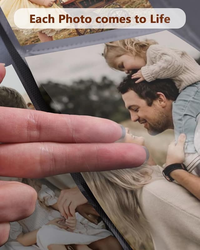 Detalle de Leather photo album 300 pockets 6x4