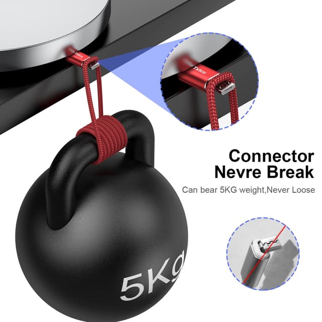 Thumbnail 4 de Txtcu Micro USB Cable 3m pack — braided charger