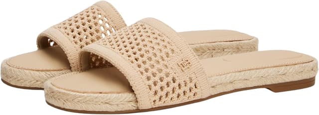 Detalle de Tommy Hilfiger Women’s Knit Mesh Espadrilles (TH monogram slip-on)