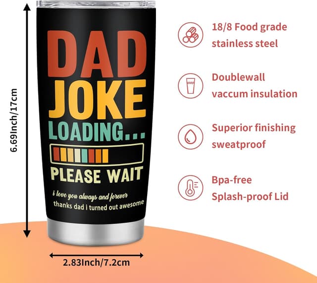 Thumbnail 2 de Grawmise Best Dad Ever Tumbler 20 oz