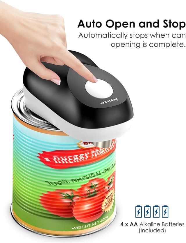 Thumbnail 1 de hoyiours One Touch Electric Can Opener 4 AA