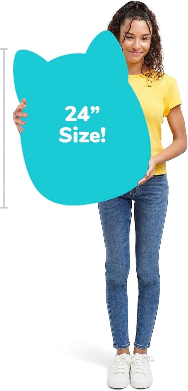 Detalle 2 de Squishmallows Sydney 24in Teal Mushroom Plush