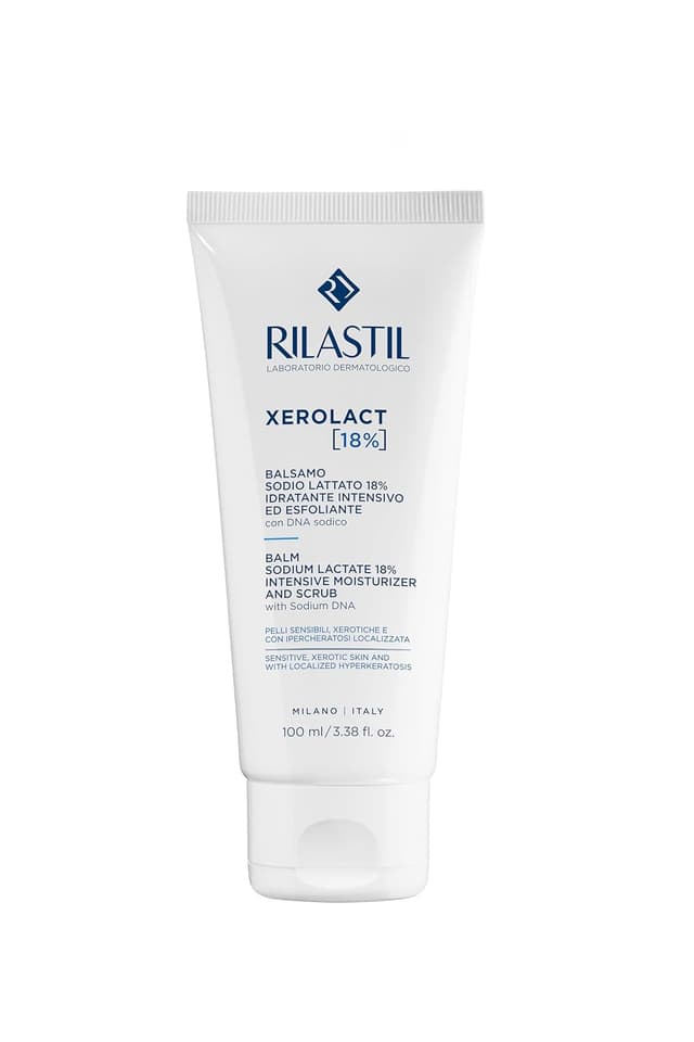 Detalle de Rilastil Xerolact Balsam 18% (100 ml) – pflegende & glättende Behandlung bei starker Trockenheit und Hyperkeratose