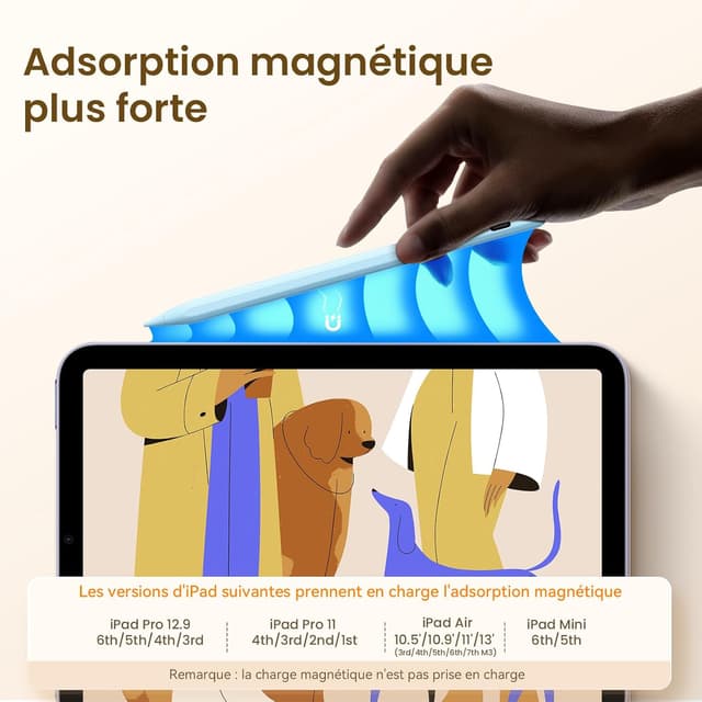 Detalle de Stylet pour iPad Hastraith, charge 13 min