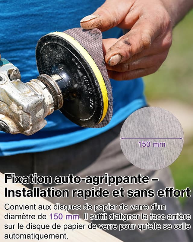 Detalle de Lytool Disques abrasifs 150 mm grain 120