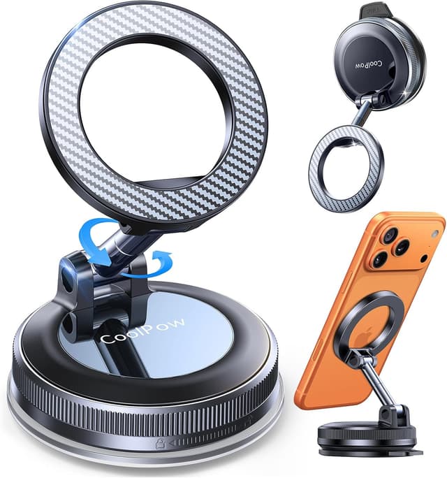Detalle de Coolpow Handyhalterung Auto für MagSafe 24× Magnet