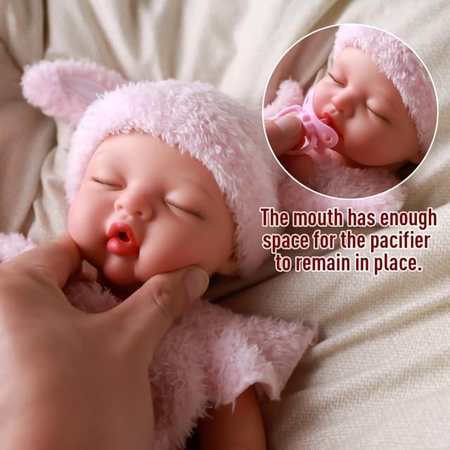 Thumbnail 5 de BABESIDE 16 Inch Silicone Baby Doll 4.9 lb