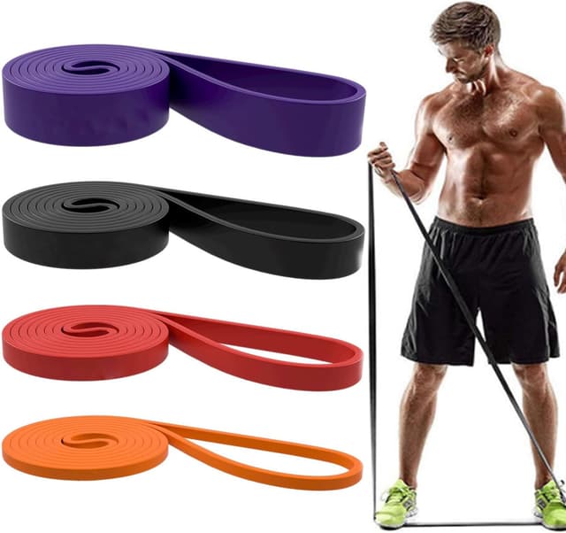 Thumbnail 5 de Resistance Bands Set 5 Levels 5โ125 lbs ๐