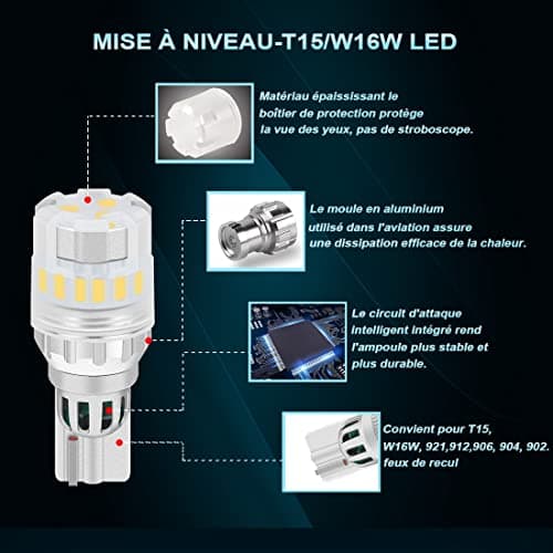 Thumbnail 2 de XELORD Ampoules T15 16W 6000K ⚡