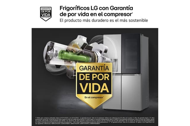 Detalle 1 de LG GMK960PY2E Frigorífico American Combi 646 L