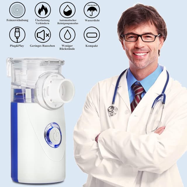 Detalle 1 de Wholede Nebulizador Portátil Azul