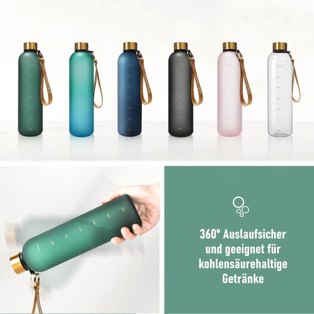 Detalle 2 de Opard Trinkflasche mit 1 L, BPA-frei