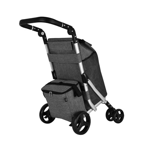 Thumbnail 8 de Jata HCAR2502 carro de la compra plegable de 4 ruedas con bolsa térmica (40 L)