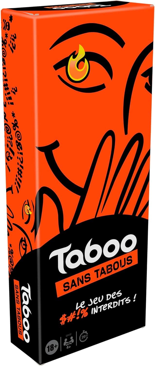Detalle 2 de Hasbro Gaming Taboo sans Censure (18 ans et plus) — Jeu de société d’ambiance en version française