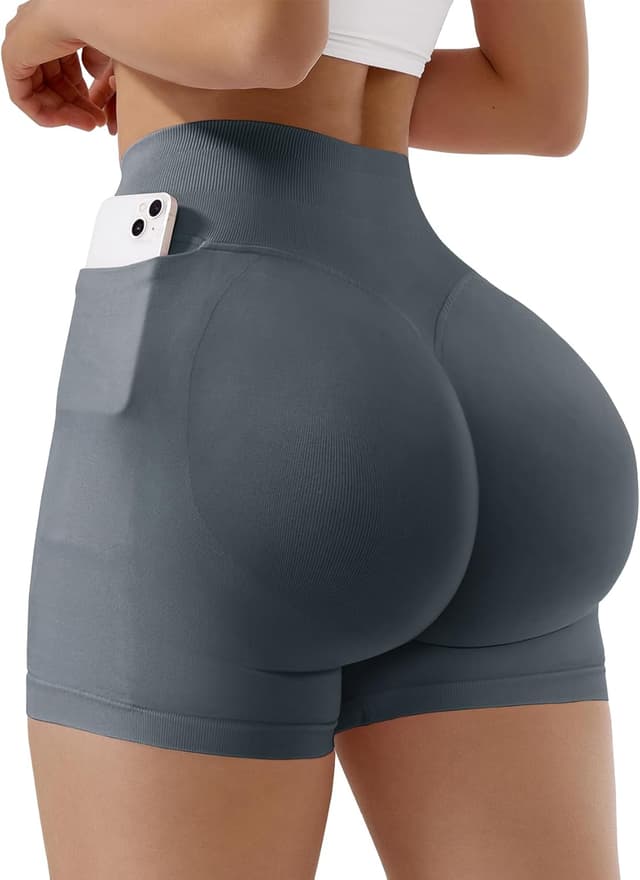 Imagen de POWERASIA Workout Impact Shorts Tummy Control en OfertitasTOP