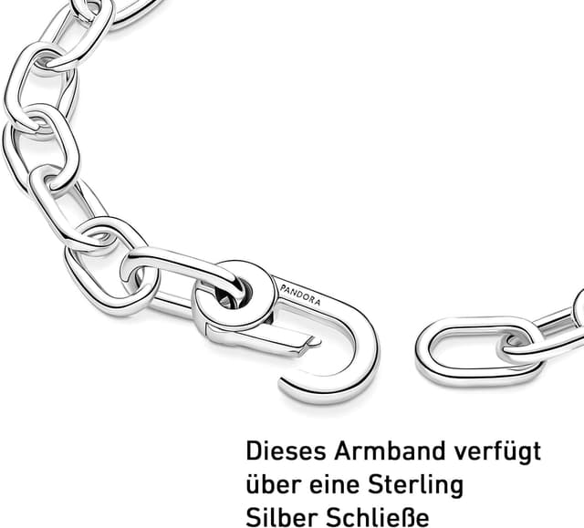 Detalle 2 de Sterling Silber Charms Armband 17 bis 21 cm