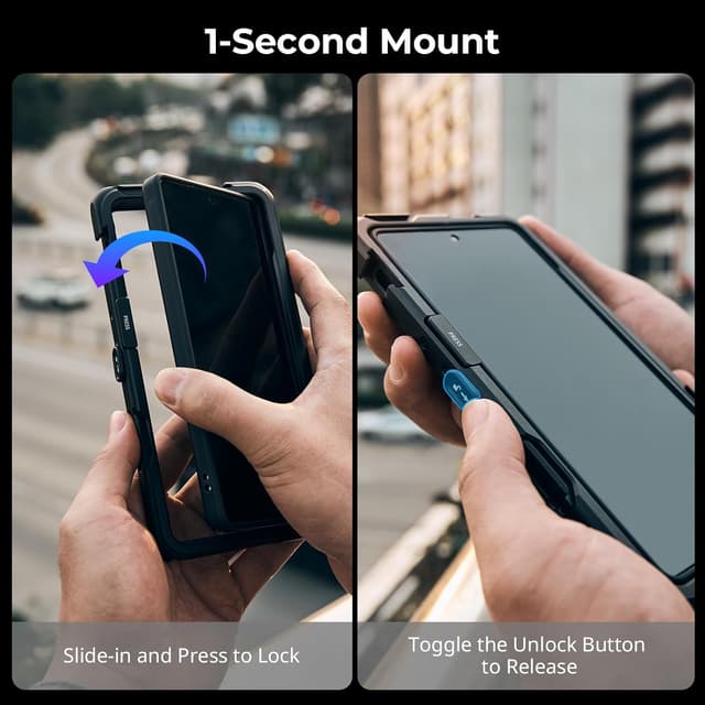 Thumbnail 6 de SMALLRIG Kit Cage S25 Ultra pour Samsung avec adaptateur filtre magnétique 67 mm et dégagement rapide HawkLock (5254)