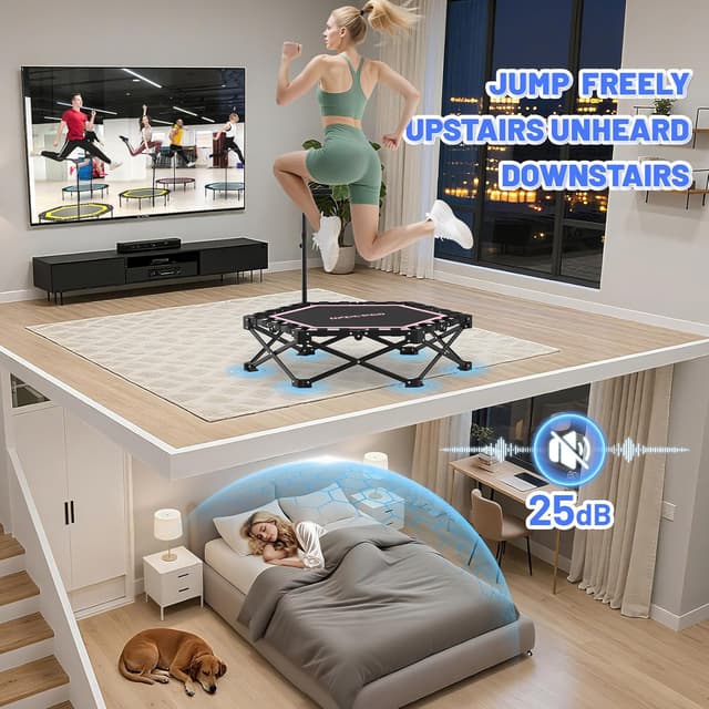 Thumbnail 3 de HXD-ERGO 42" Foldable Mini Trampoline 460 lbs