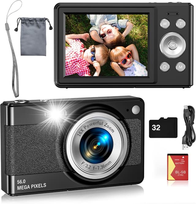 Thumbnail 6 de Digital Camera for Kids 32GB 16X Zoom