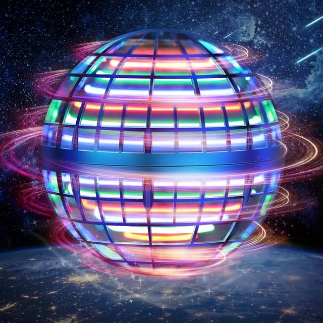 Detalle de LEMATRIX Flying Orb Ball Toy Hover Drone 1 🚁