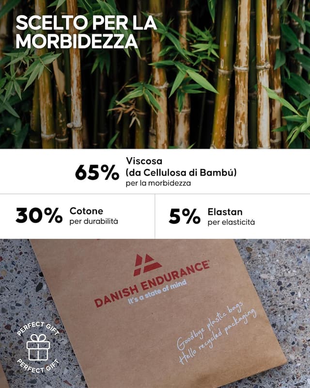 Thumbnail 4 de Danish Endurance boxer uomo in bambù