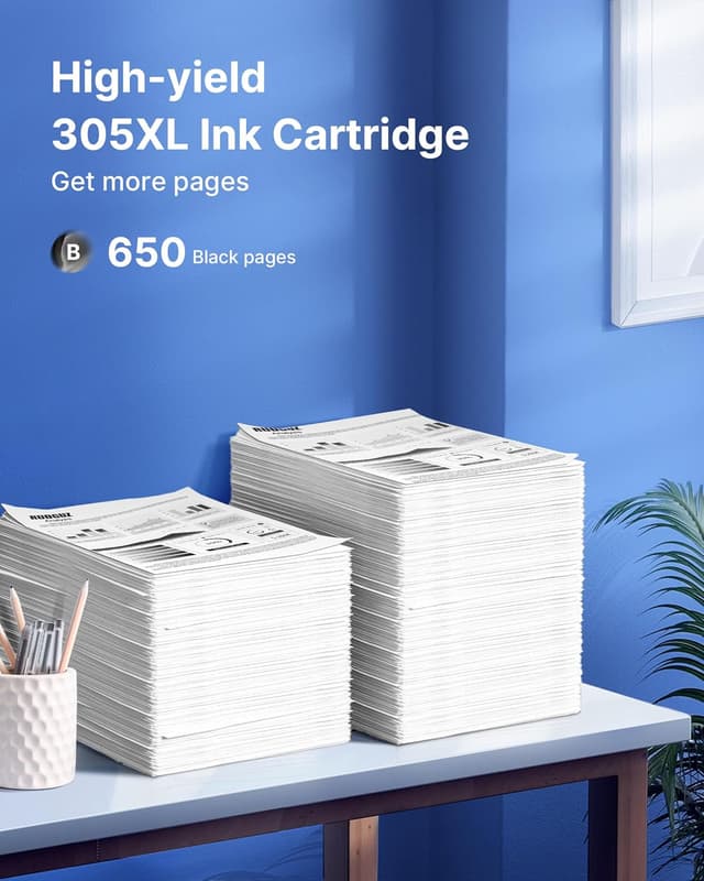 Detalle de 305XL Ink Cartridges 650 pages black