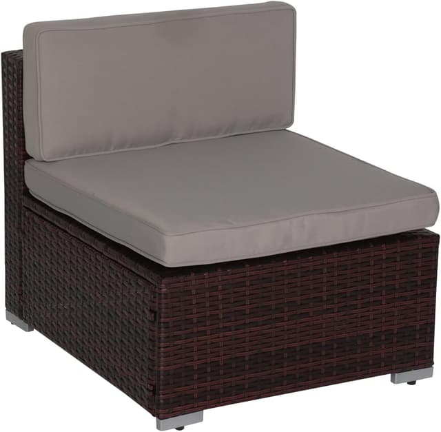 Detalle de EVRE Nevada rattan garden set 6 seater