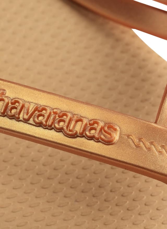 Detalle 2 de Havaianas Elegance infradito da donna con cinturini moda e suola antiscivolo