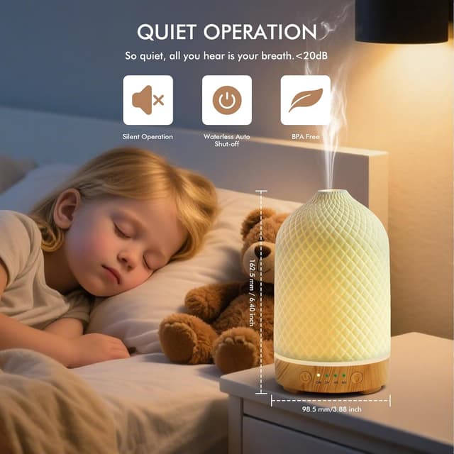 Detalle de Ceramic essential oil diffuser 200ml