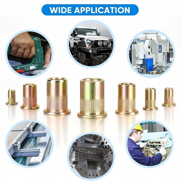 Thumbnail 6 de AKKTOL Nietmuttern Set 300-tlg Gewindehülsen