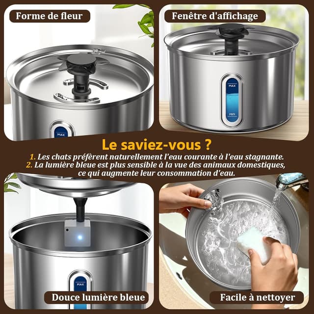 Thumbnail 4 de Fontaine à Eau INOX 3,2 L Filtration 5 niveaux