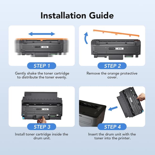 Detalle 1 de Colorfly D116L/D116S Compatible Toner Cartridges (2 Black) for Samsung SL-M2625d & M2885 Series