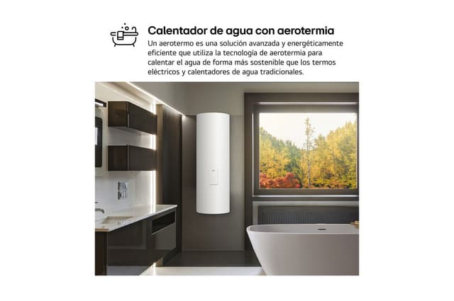 Detalle de LG Aerotermo Aqua Therma R290 150 ℓ