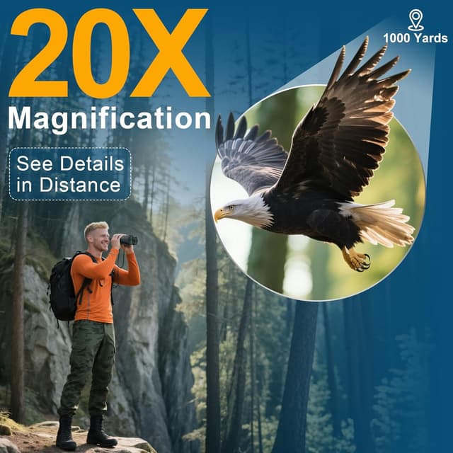 Thumbnail 1 de OPAITA 20x52 binoculars for birding