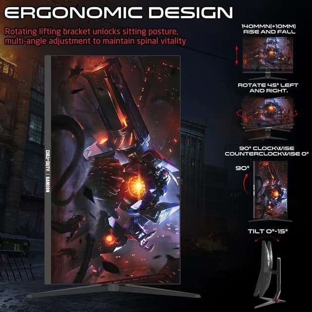 Detalle 1 de Twisted Minds Call of Duty — Écran 27" FHD 180 Hz noir