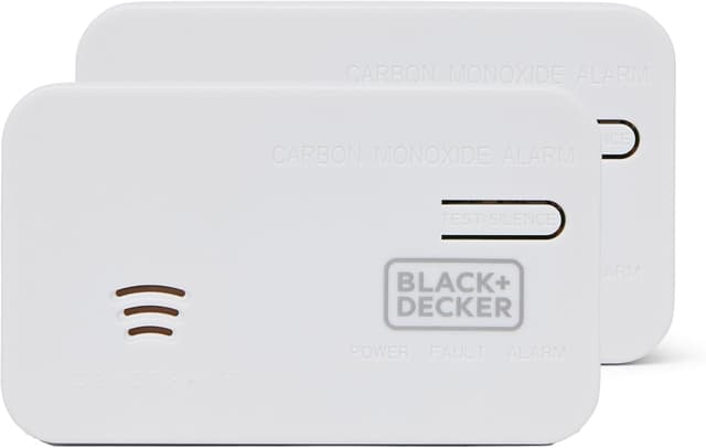 Detalle de Black+Decker Carbon Monoxide Detector 2 Pack with 10 Year Sealed Lithium Battery (Easy to install)