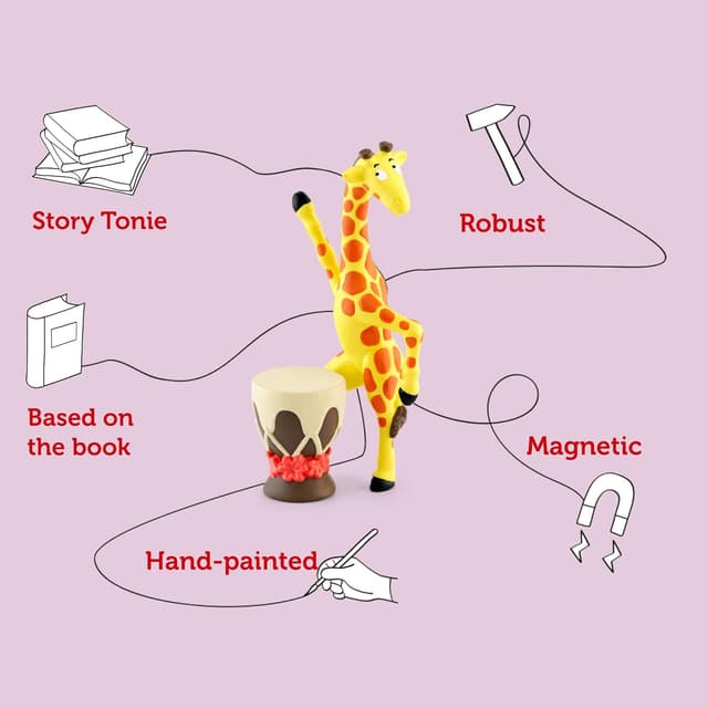 Detalle de Giraffes Can’t Dance toniebox audio story