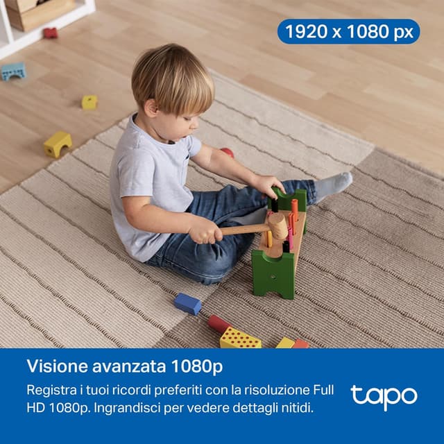 Thumbnail 2 de Tapo C201 Telecamera di sorveglianza FHD 360°