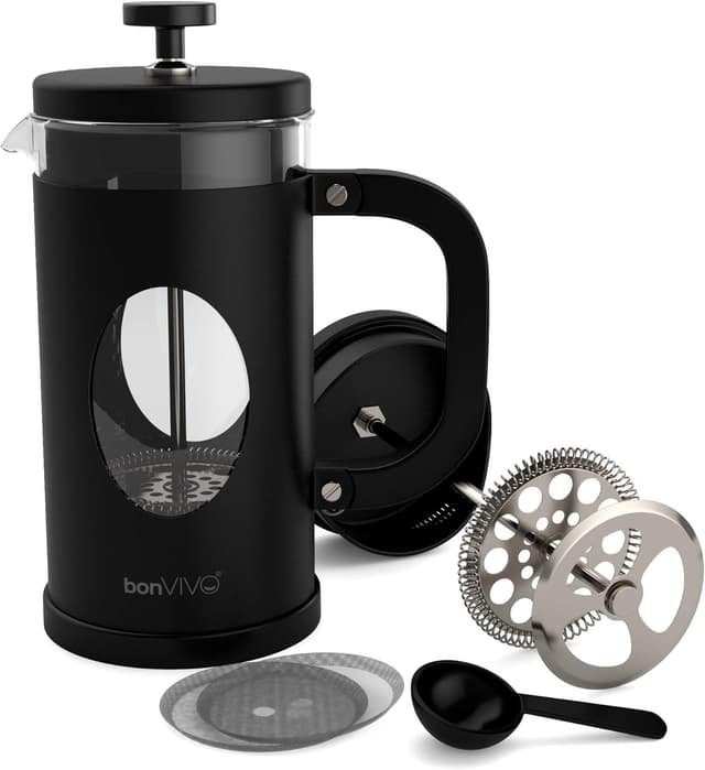 Detalle 2 de bonVIVO French Press 350 ml für 1–2 Tassen