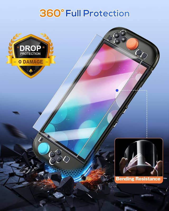 Detalle 1 de FYOUNG Switch 2 Zubehörset mit 3-in-1 Schutz