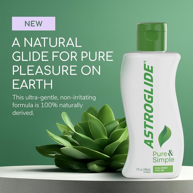 Thumbnail 1 de Astroglide Pure & Simple 5 oz personal lubricant