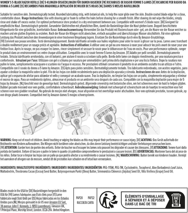 Thumbnail 4 de by Amazon Women's Razor Refills 10 🪒