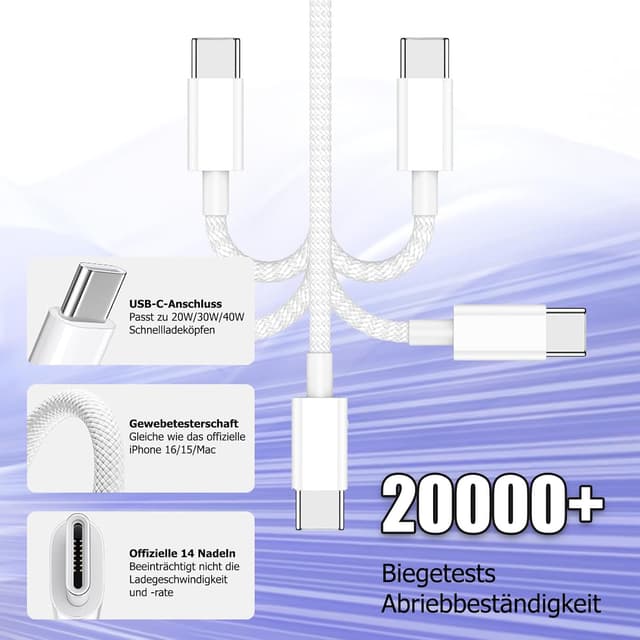 Thumbnail 6 de iPad Ladegerät mit Kabel Original 25W USB-C Netzteil