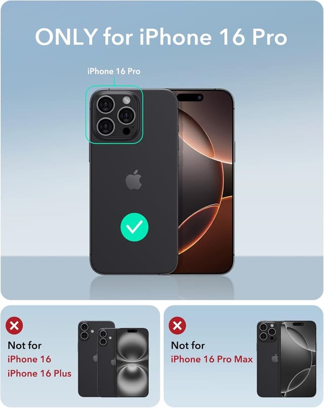 Detalle 2 de ESR Cloud Series Silicone Case with Stand for iPhone 16 Pro (MagSafe) in Pink