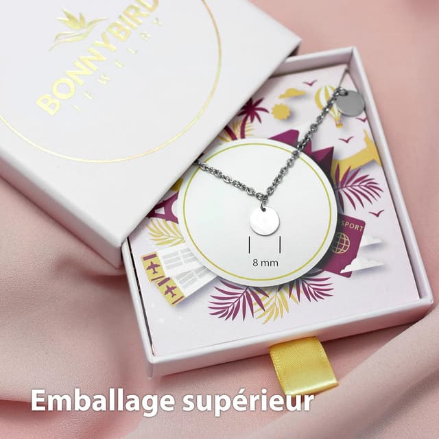 Thumbnail 5 de BONNYBIRD Collier Boheme Acier Inoxydable