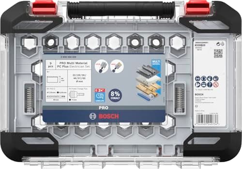 Thumbnail 3 de Bosch 9x Set sierra de corona PRO Multi Material Ø 22–65 mm 🛠