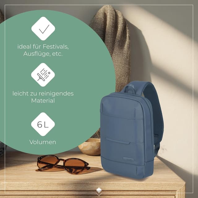 Detalle 2 de Travelite Cross Body Bag Umhängetasche 6 Liter